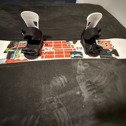 Ride Kink Snowboard w/ Burton Bindings