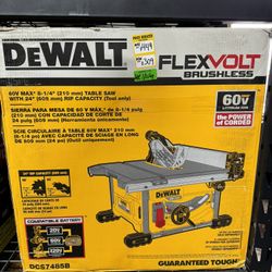 Dewalt Flexvolt Table Saw