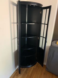 Ballard Designs corner bookcase