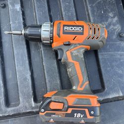 Ridgid Drill Good Working Conditions 