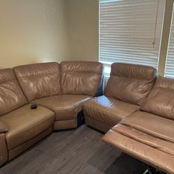 Electric Leather Sofa Recliner 