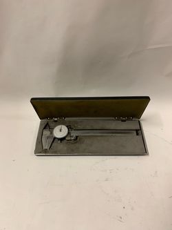 Vintage Central Tools Dial Caliper 0-6".. C4Y 635 With case Made In Japan. #29