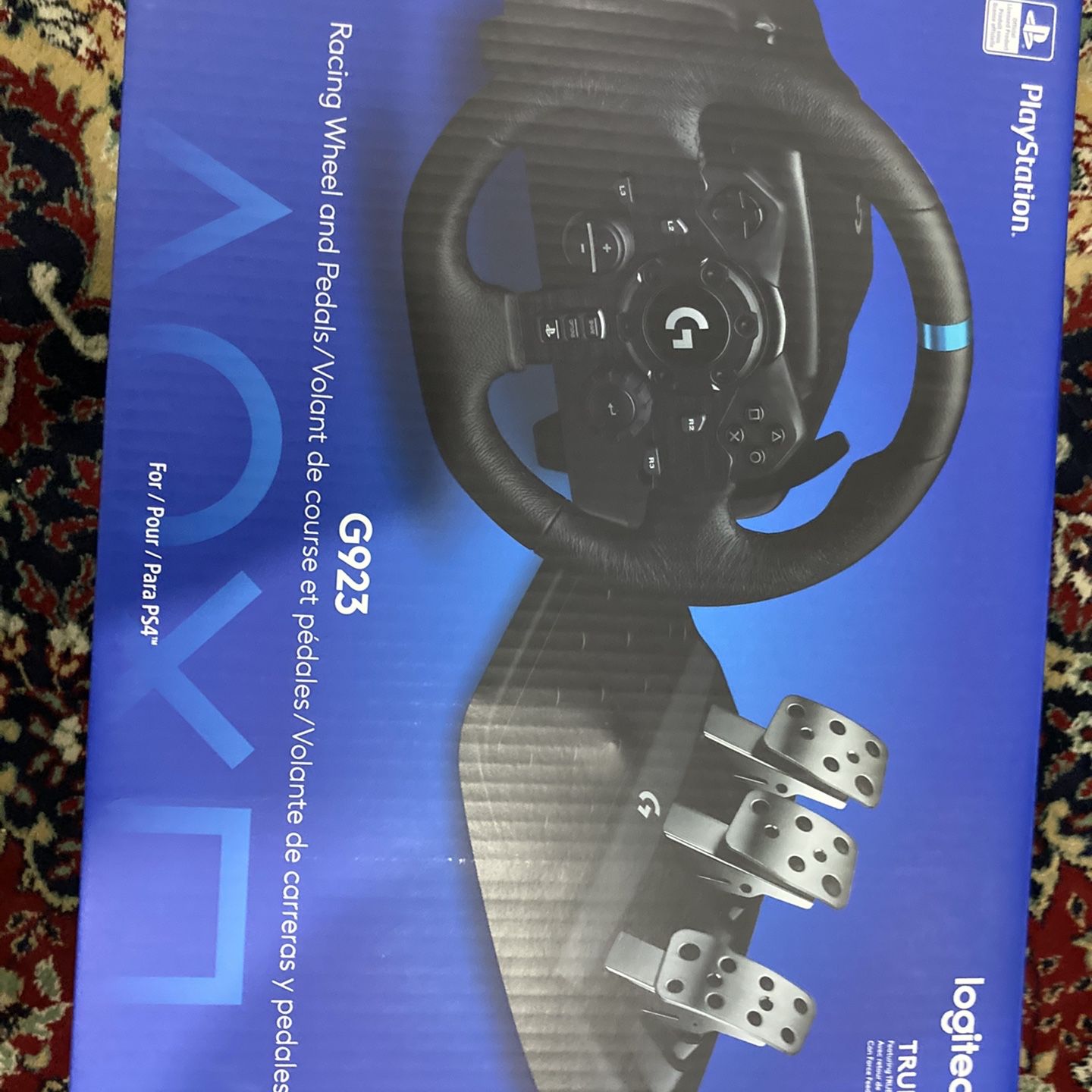 VOLANTE LOGITECH G923 RACING WHEEL & PEDALS