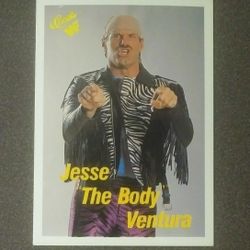 1990 Classic WWF WWE Jesse Ventura #53 The Body Announcer Titansports Pro Wrestling Vintage Wrestler Collectible Card Wrestle Sports