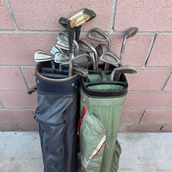 Vintage Golf Club Set w/ 2 Bags – Cougar / Rhythm – Used