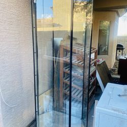 Lighted Glass Curio Display Cabinet