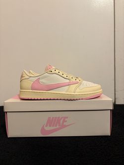 Jordan 1 low Travis Scott shy pink