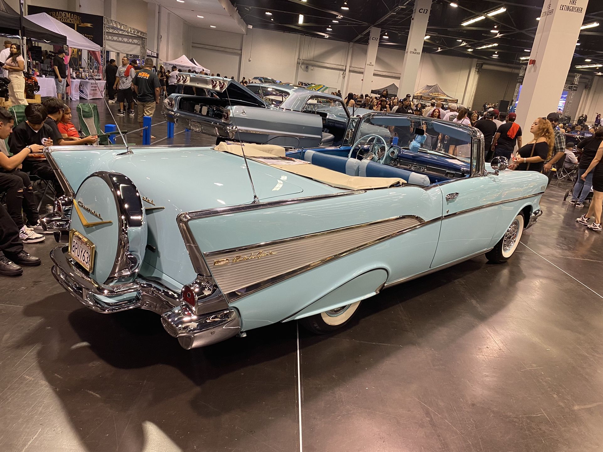 57 Chevy Convertible And two Door Parts