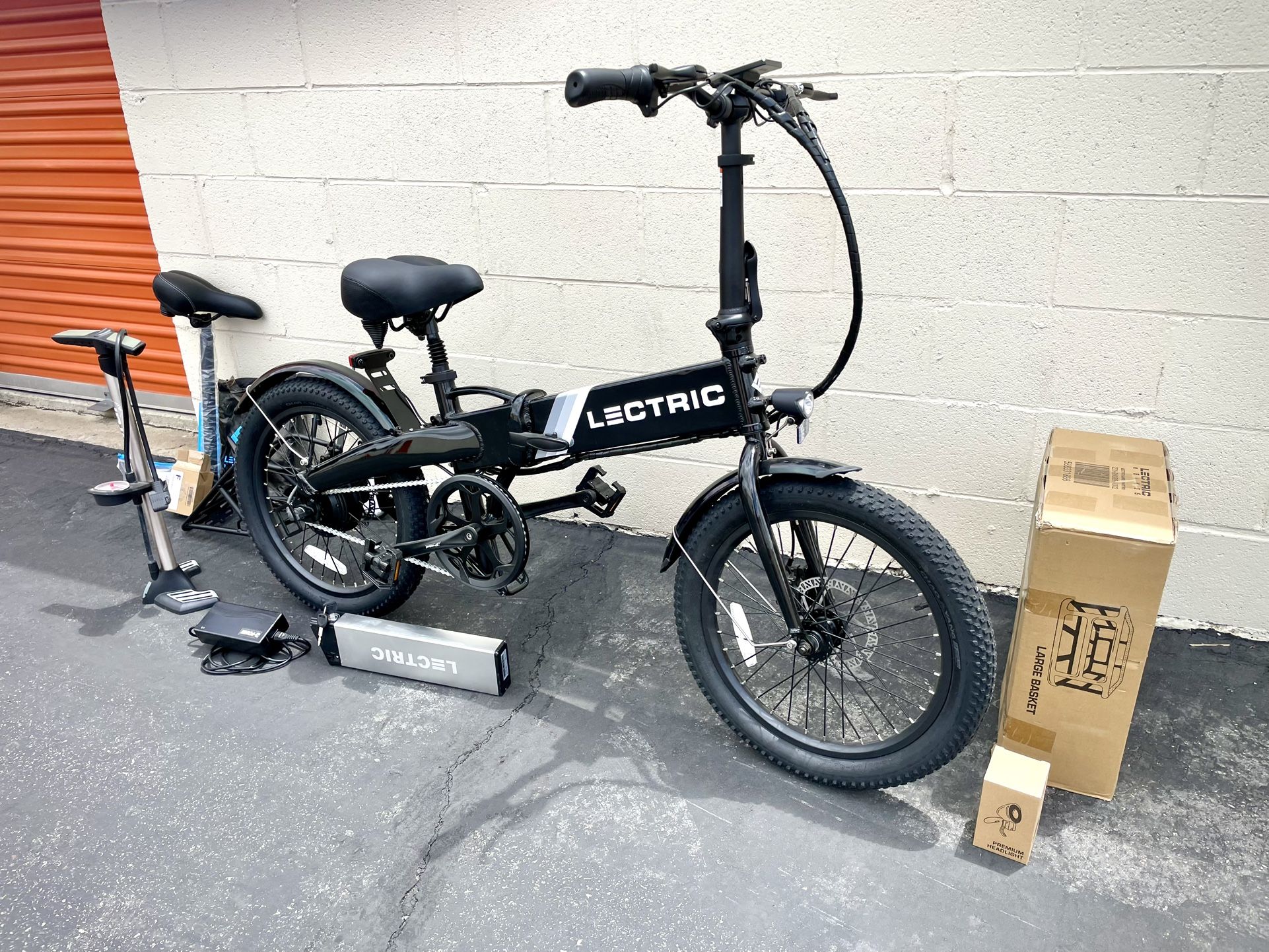 Lectric XP Lite E-Bike w/ Extra Battery & Many Accessories