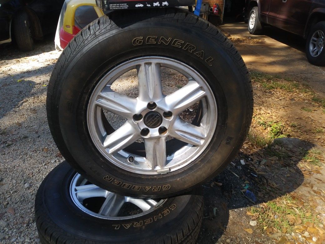 Rims and new tires