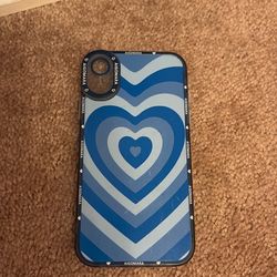 Blue Heart  XR Phone Case