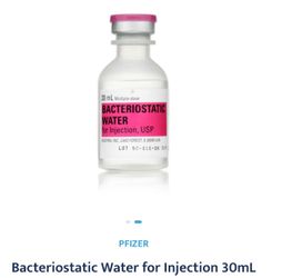 Hospira BAC Water & Other Peptides (lab tested)