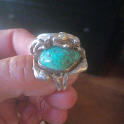 Handmade Silver Indian Jewellery With Panther On Top