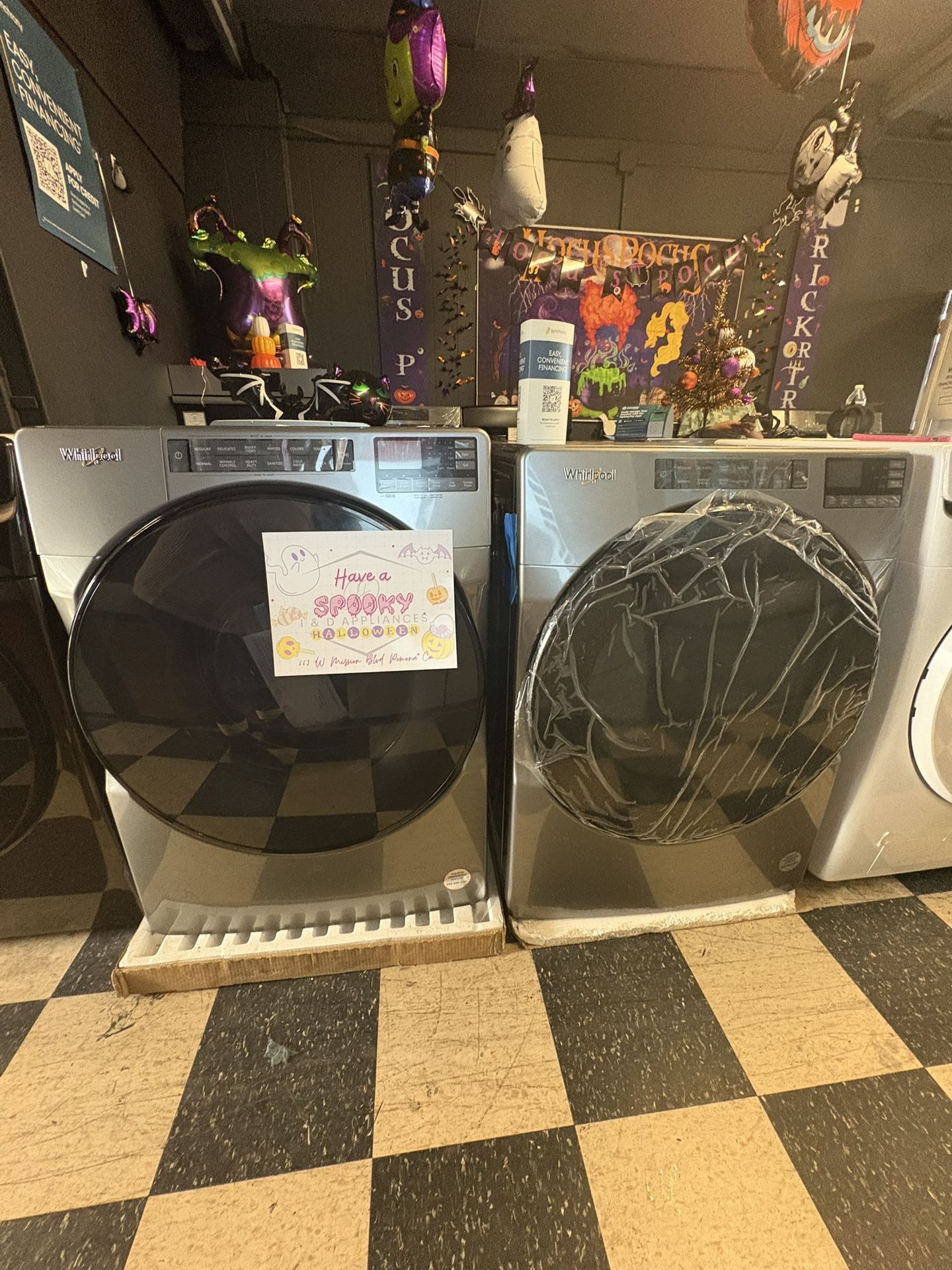 Whirlpool Front Load Washer And Dryer Set In Shadow Gray 👻🕷️
