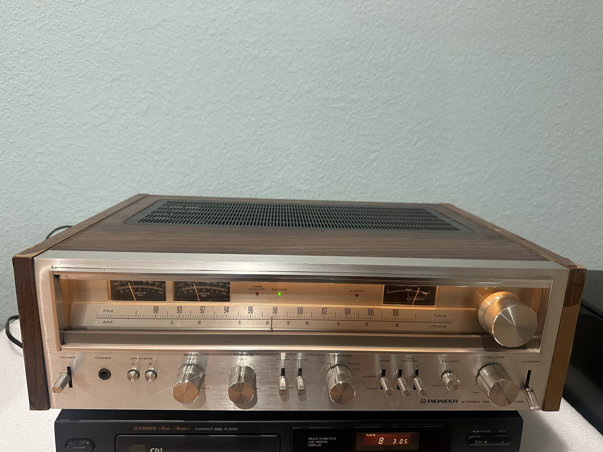 VINTAGE PIONEER SX-780 AM/FM STEREO RECEIVER