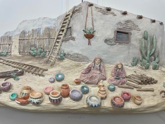 Vintage 1982 Florence Art Studio Southwestern Art – Pair – OBO