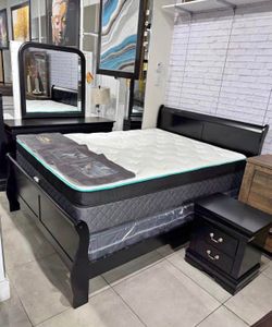 😴 SOLO $10 Entre! NUEVAS Recamaras 4pz QUEEN KING FULL TWIN En Caja!📦😴 🚚Entrega disponible