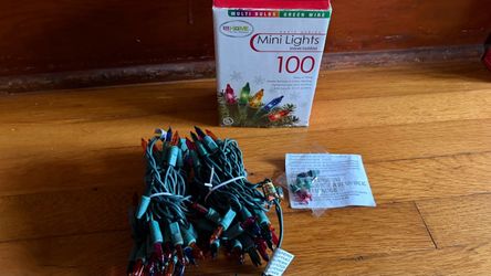 Brand New 100-Count Multi-Color Mini Christmas Lights (Indoor/Outdoor)