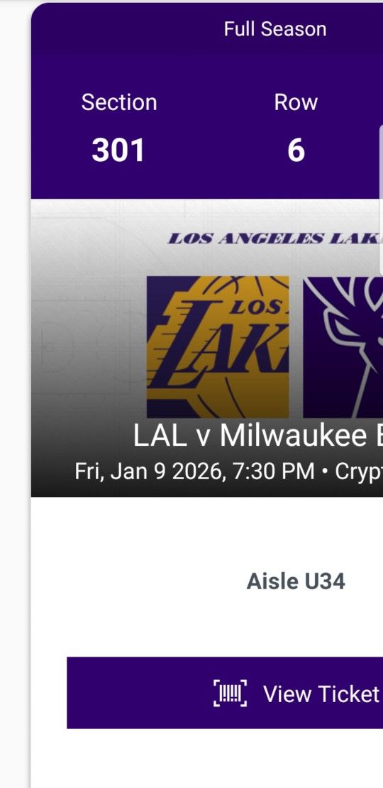 Lakers Vs Milwaukee Bucks 