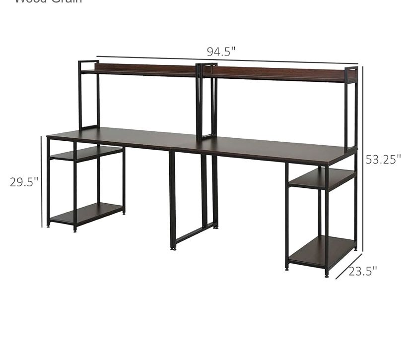 2-Person Desk In Excellent Condition. It is like new. Almost New. And there is a Chair that can be sold separately. Both are almost new.