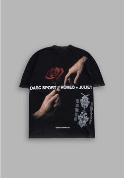 CROSSED HEARTS PREMIUM OVERSIZED TEE IN