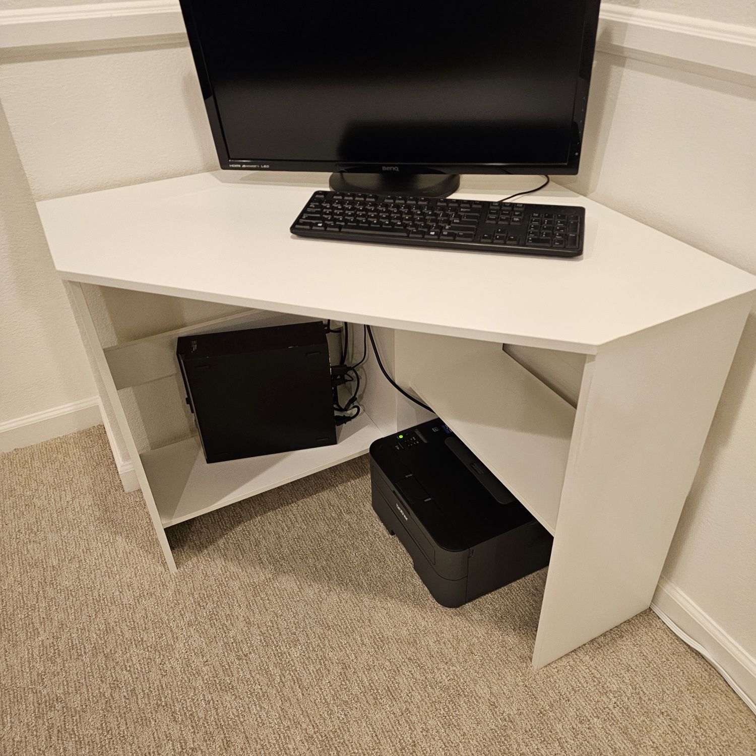 FREE White Corner Desk 