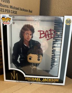 Michael Jackson Funko Pop with Acrylic Case Protection