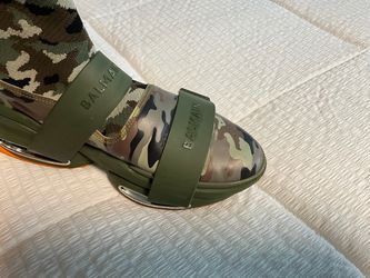 ✨ ARMY CAMOUFLAGED BALMAIN CLASSIC SHOE- 10.5 SIZE