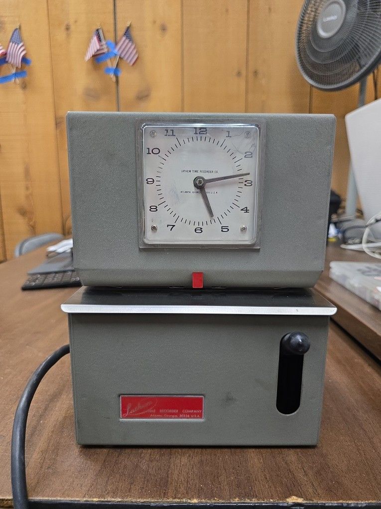 Lathem Vintage Time Clock