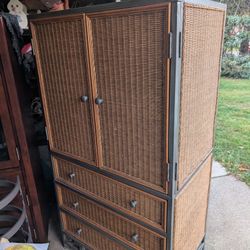 Heavy Duty Wicker Closet