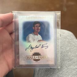 Gaylord Perry Autograph /75 HOF