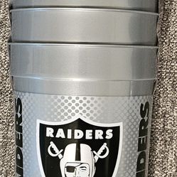 Las Vegas Raiders Official NFL 4 Piece Cups