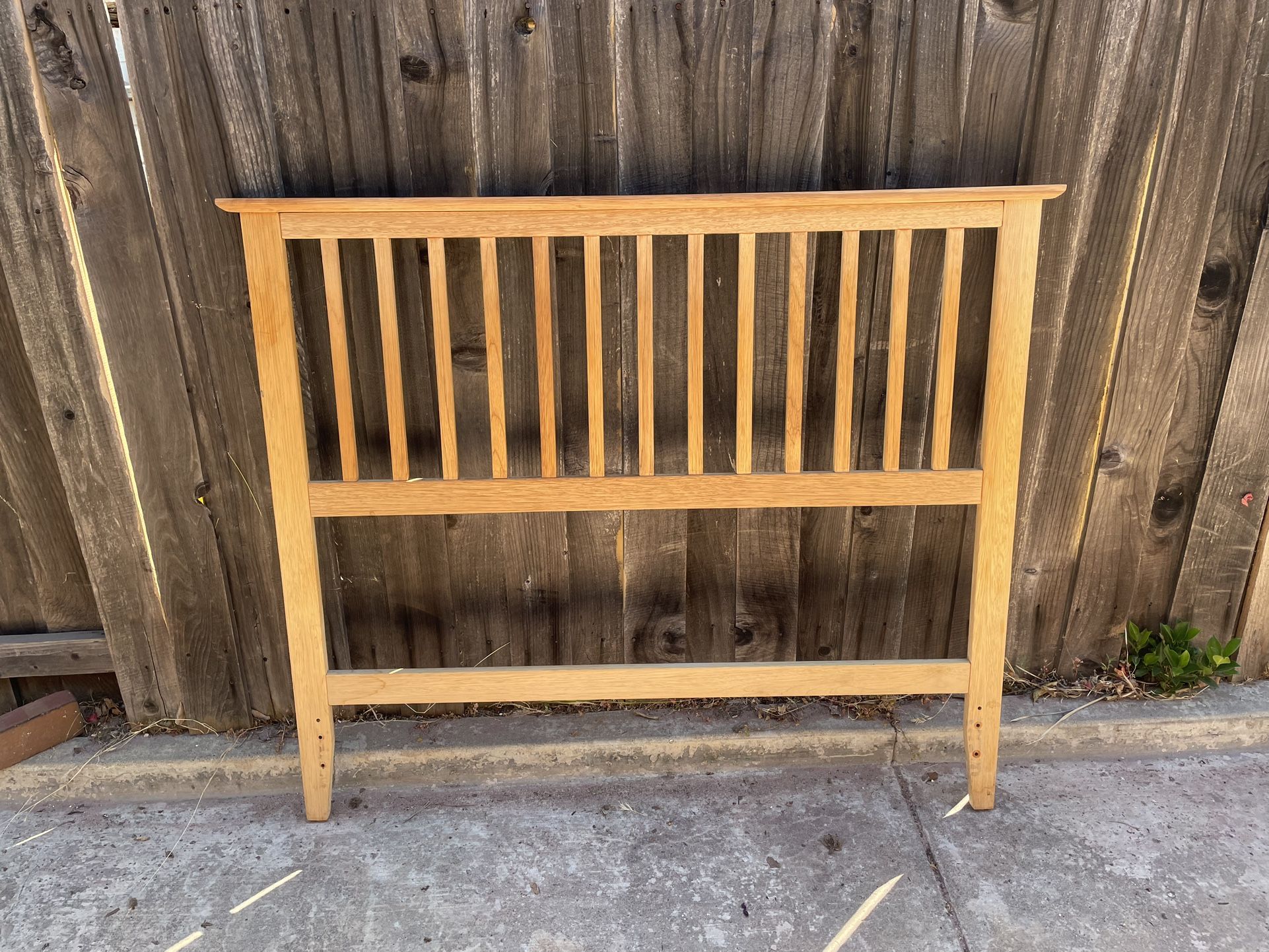 Full Size Oak Headboard
