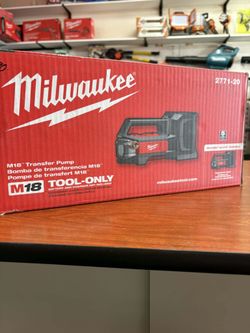 Milwaukee transfer pump new