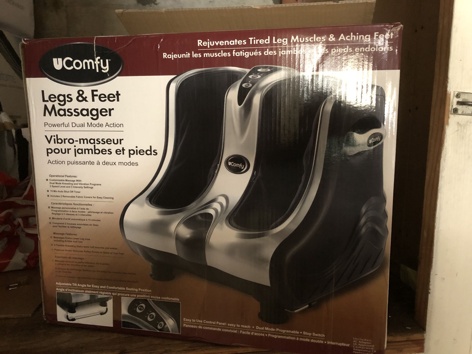 ucomfy leg and foot massager