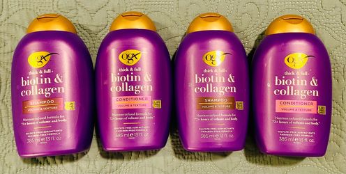 OGX Biotin & Collagen Shampoo & Conditioner Bundle