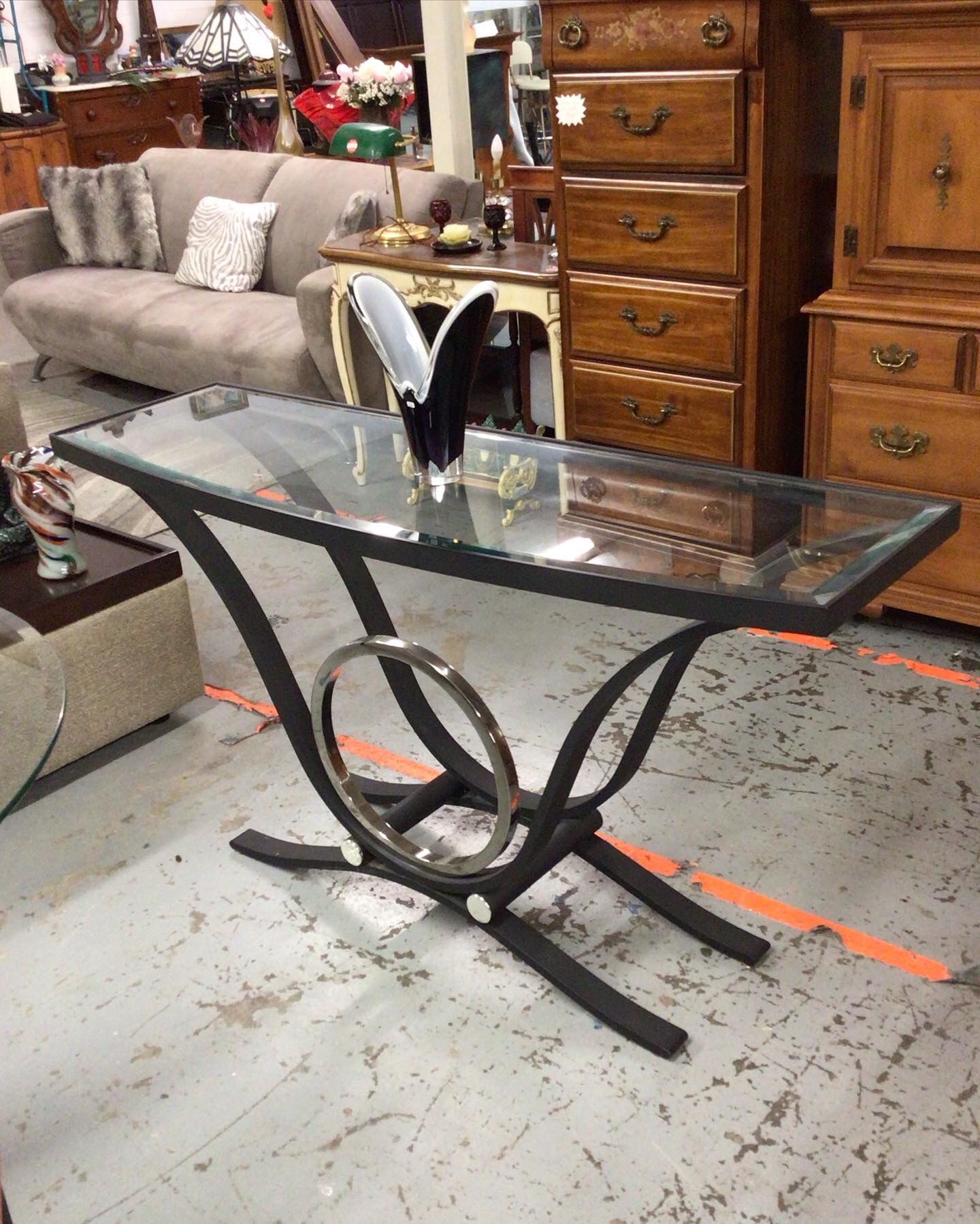 Removable Glass Top Sofa Table For Sale 🍽️