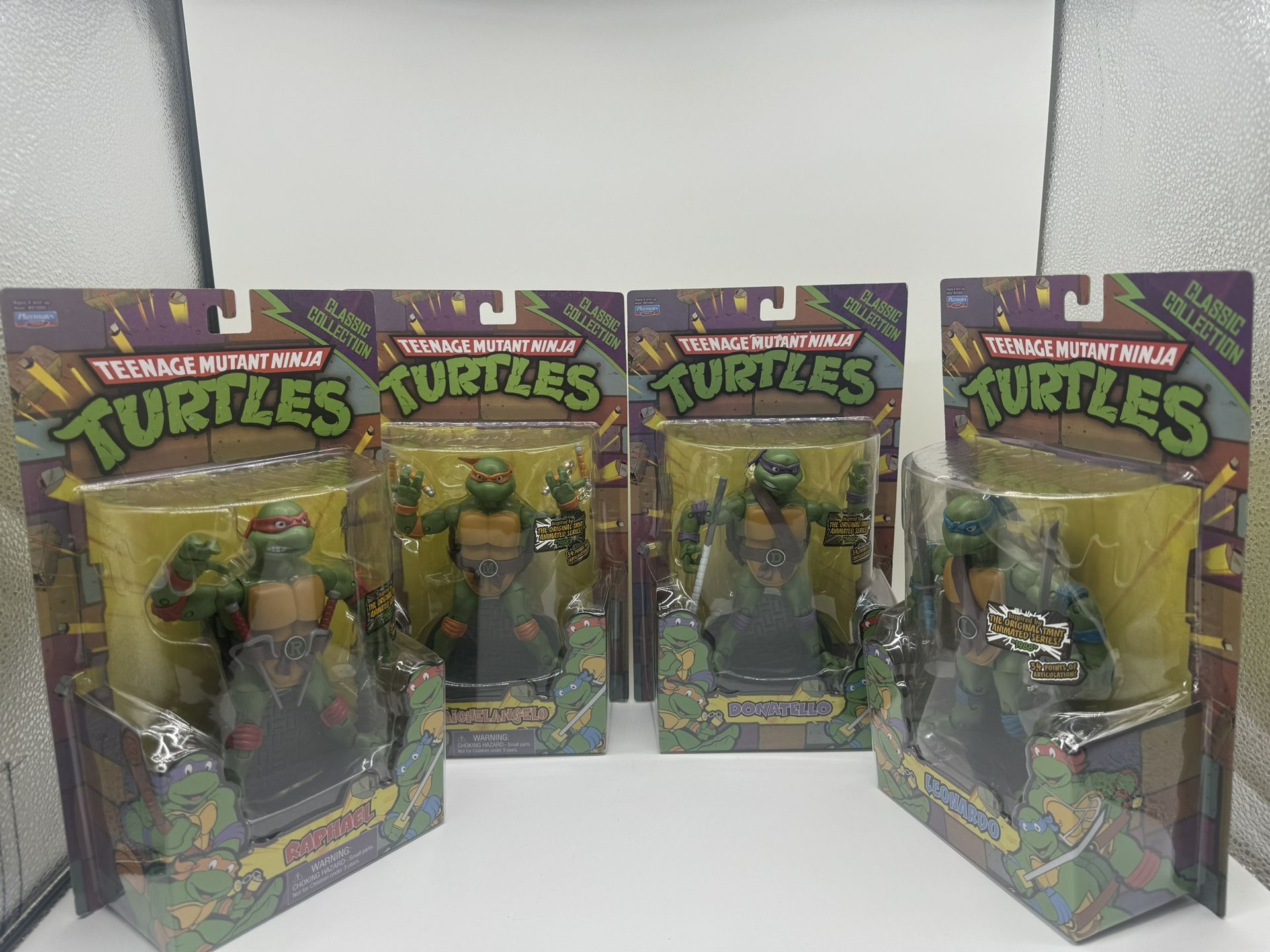 Teenage Mutant Ninja Turtle (TMNT) Nickelodeon Playmates Classic Collection Set