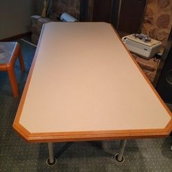 Unique Kitchen  Portable CENTER ISLAND Is In Storage With Other Tables Stored On Top 38" X  72"  Cost Was $415 Yours For  Less Now