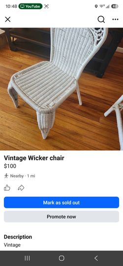 Vintage Wicker chair