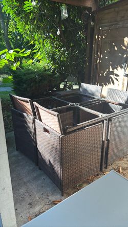 Outdoor Dining Table Set