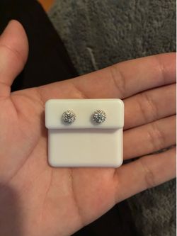 Moissanite earrings