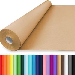 Vanhench 36"x200' Brown Wrapping Paper Roll 4B-7