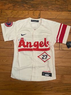 Cream Los Angeles angels mike trout city connect youth and adult