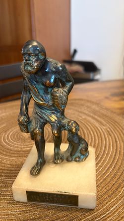 Diogenes of Simone metal hand carved metal