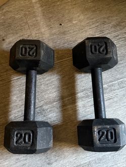 2-20lb Dumbbells for Sale