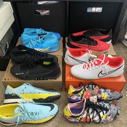 Soccer Shoes Cleats indoors Futsal / Tiempo / Phantom / Phantom GT / Mercurial 