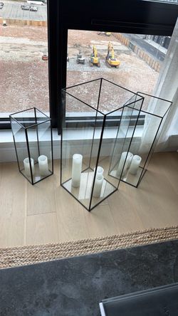 Three glass hurricanes