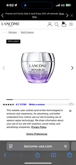 Large Rénergie H.P.N. 300-Peptide Anti-Aging Cream