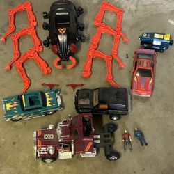 Vintage 1980s Toy Lot Action Figures Masters Of The Universe M.A.S.K. Motu 